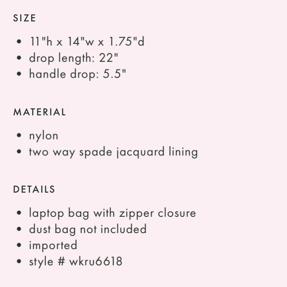 kate spade Bags Kate Spade New York Jae Laptop Crossbody Bag Black